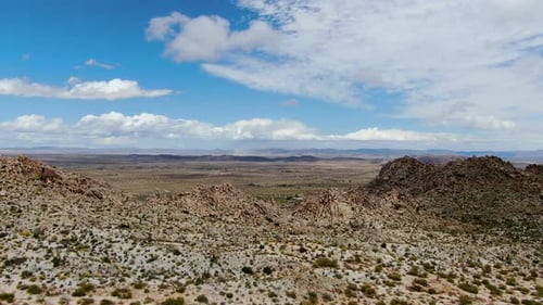 Aerial View of Joshua Tree National Park. USA