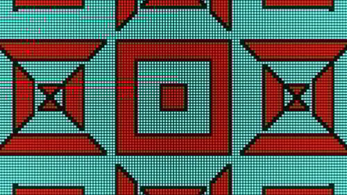 Vj Loop Animation Of Pixel Mosaic Ver02 02