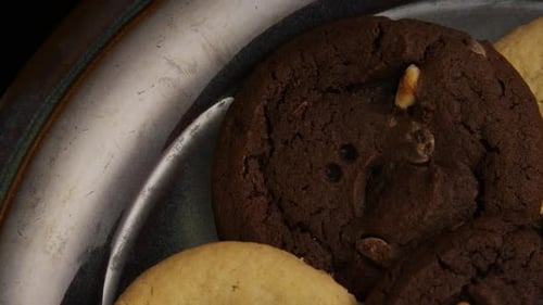 Close Up of Cookies on a Plate