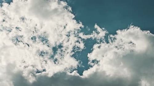 White Clouds in the Sky