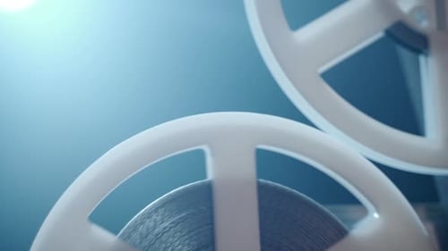 Film Reels Turning