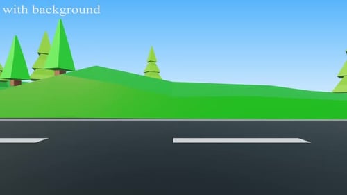 Low Poly Background road