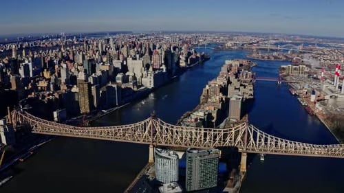 Roosevelt Island and Long Queensboro Bridge