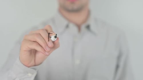 Find Your Way Writing on Transparent Screen