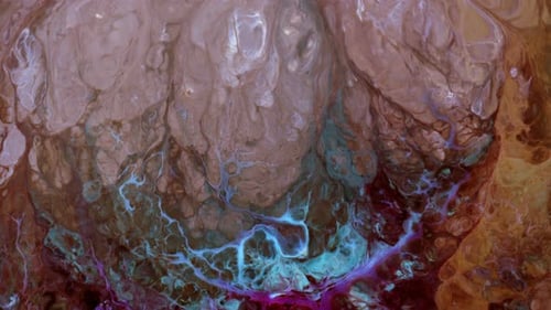 Abstract Colors Swirling in a Fantasy Space
