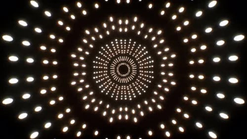 Abstract Shining Dots Spread Loop 4K