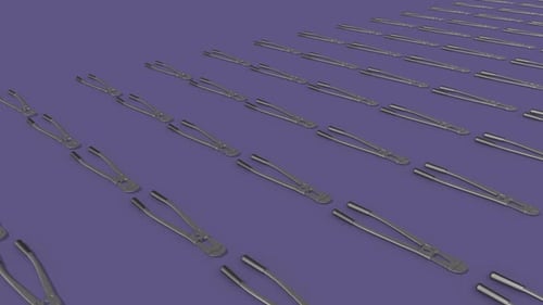 A Lot Of Bolt Cutters In A Row Hd