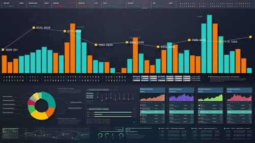Business Infographic Screen Mockup 01
