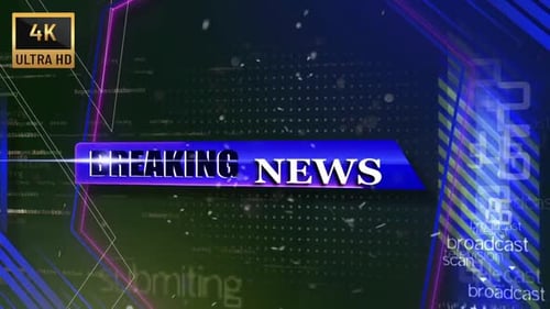 Digital Breaking News Broadcast Lower Third Intro