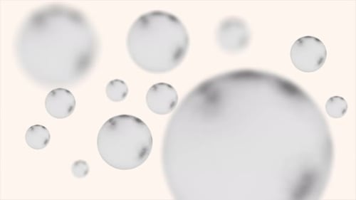 Floating Spheres Bubbles Background