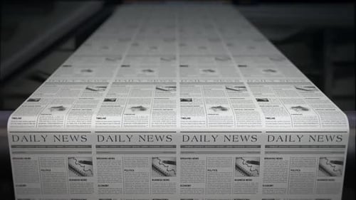 Newspaper Printing Process