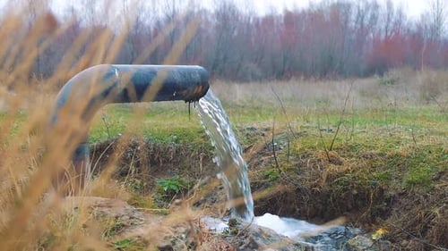 Water Well Drilling Slow Motion