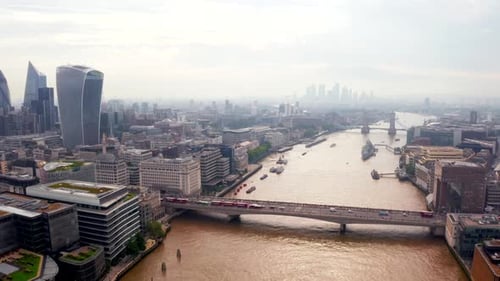 Beautiful London Business District View