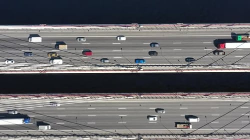 Cablestayed Bridge with Cars