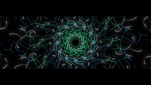 Digitaler Neon Trails-Breitbildschirm