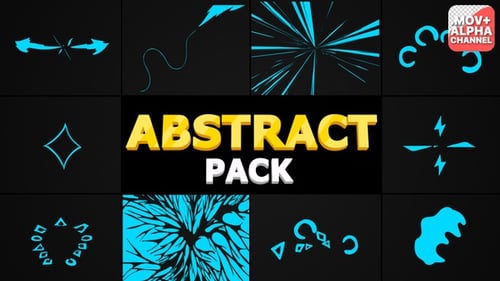 Cartoon FX Hand Drawn Abstract Elements Pack