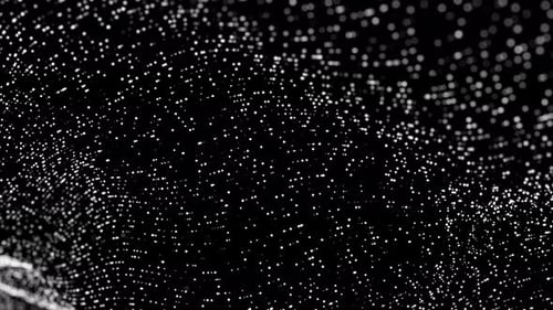 Abstract Digital Dots Wave Background Loop