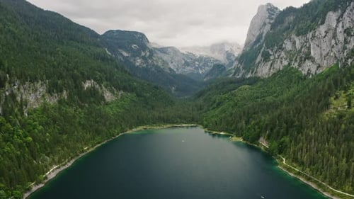 Mountain Lake in the Austrian Alps