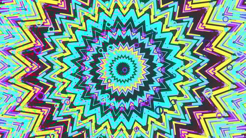 Colorful Mandala Round Pattern