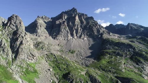 High Mountain From High Altitude