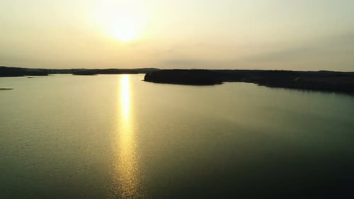 During Golden Sunset