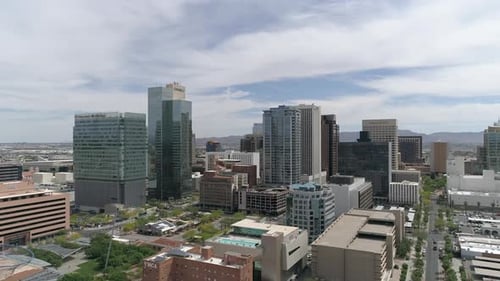 Aerial of the central business district