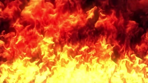 Dynamic Realistic Fire Element Animation Loop