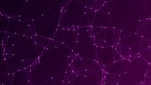 4K Network technology and plexus background(loopable)