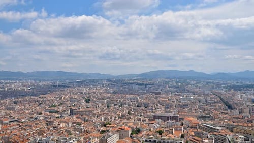 Stadtansicht von Marseille, Frankreich