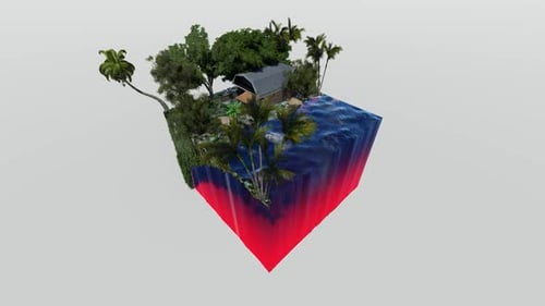 Beach isometric