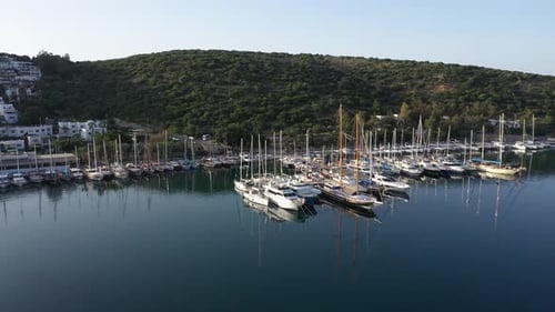 Bootssteg in Bitez Bodrum.