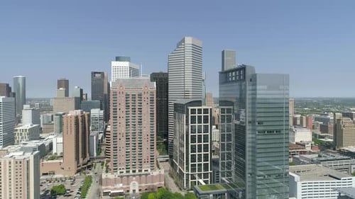 Aerial view of Houston