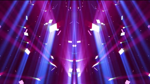 Abstract Light Show Background 4K 1