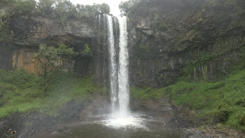 View of a waterfall