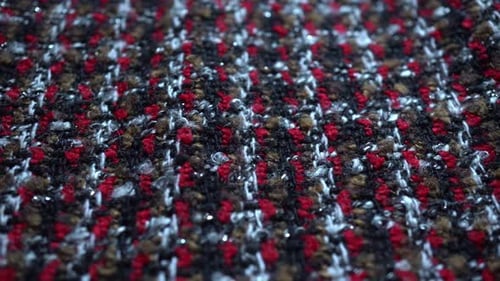 Close Up of Intricate Patterned Fabric