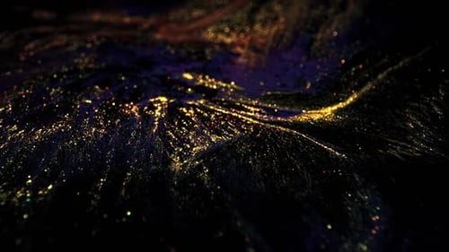 Fundo macro cromático de luz estelar