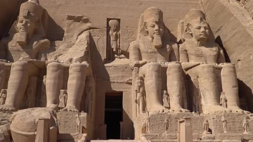 Aswan Egypt Great Abu Simbel Temple of Pharaoh Ramses