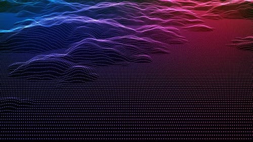 Abstract multicolored