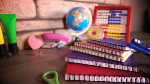 Colorful School Supplies 4