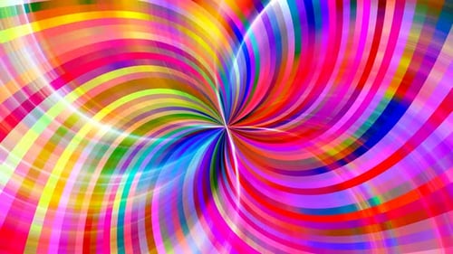 Bunter hypnotischer Bewegungshintergrund