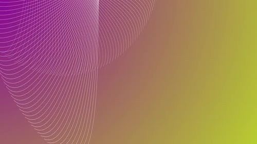 Abstract Moving Wavy Lines Gradient Background Loop