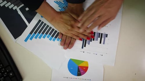 Hands Join Together on Charts for Unity