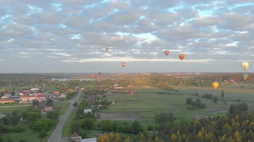 Field Flying Balloons