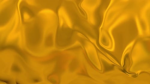 Seamless Fluid Golden Abstract Background Loop