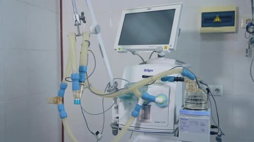 Medical Ventilator in Hospital Setting
