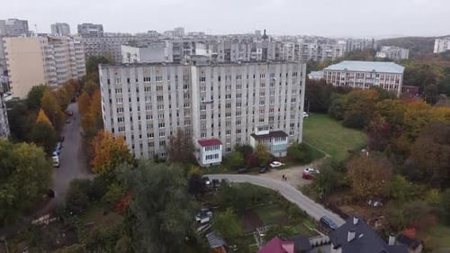 Drone Flying Over the City 5