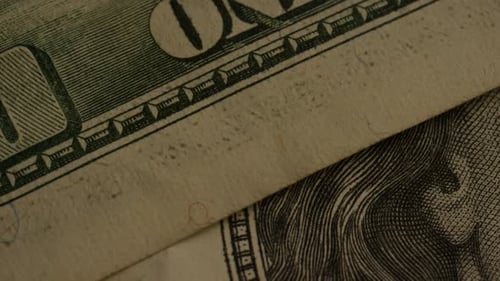 Macro Shot of United States One Hundred Dollars