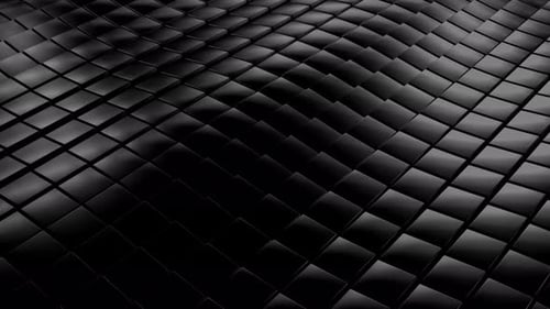 4k Wave Of Colorful Shiny Boxes