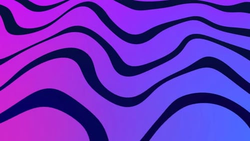 Animated Fluid Waves Gradient Background Loop