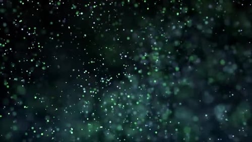 Background Green Stars Motion Graphics Animated Background